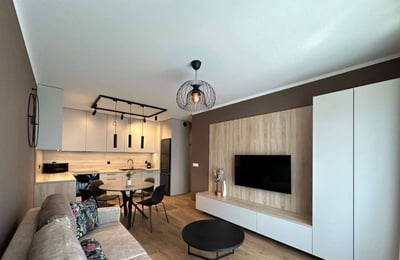 Rental of a stylish 3-room apartment, 60 m², in the Klecina district, Wrocław, Poland